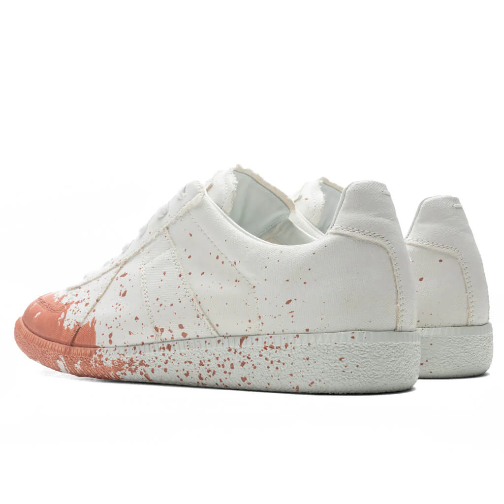 Replica Paint Splatter Sneakers - White/Coquille - Image 3