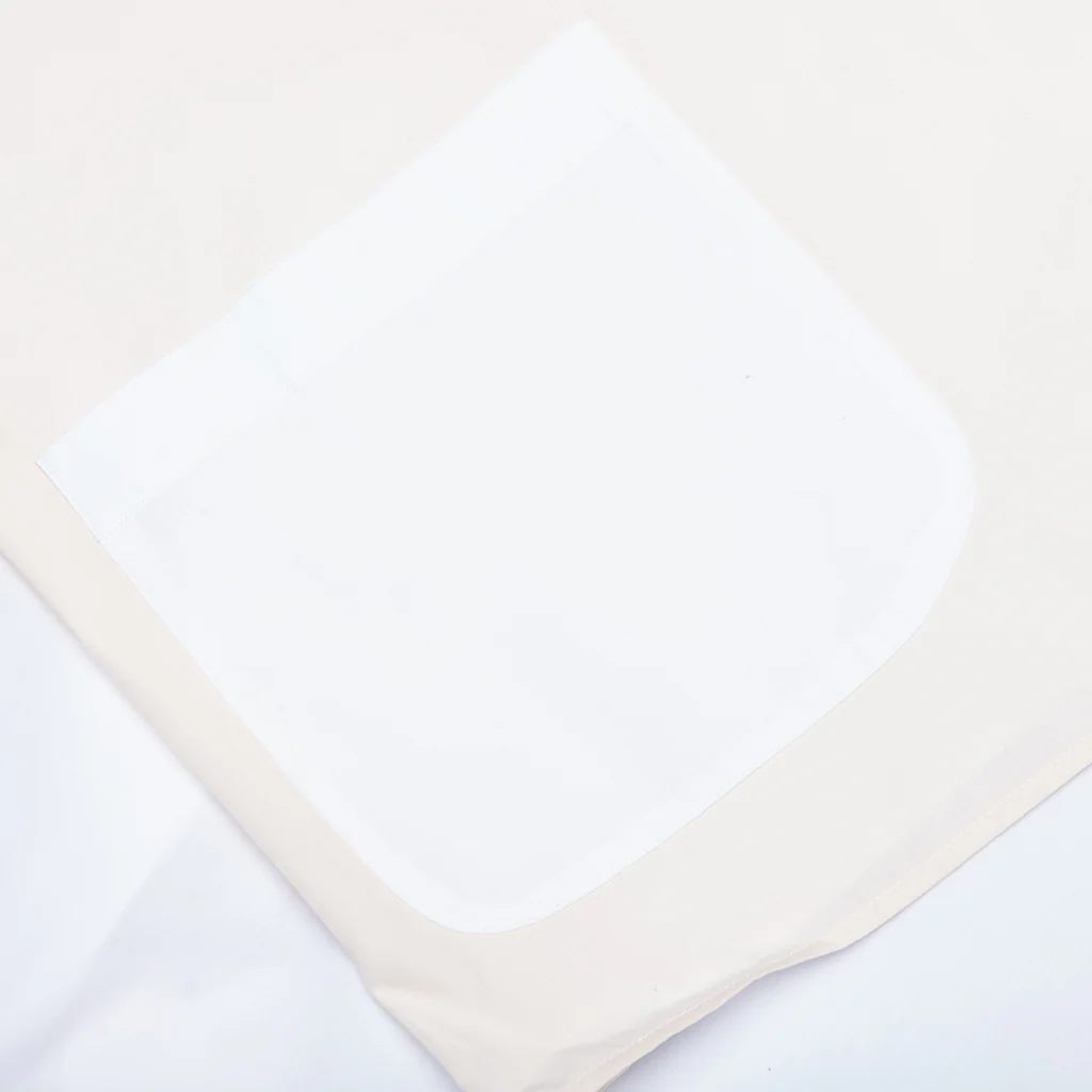 Short Sleeve Pocket Shirt - White/Cream/Light Blue - Image 4