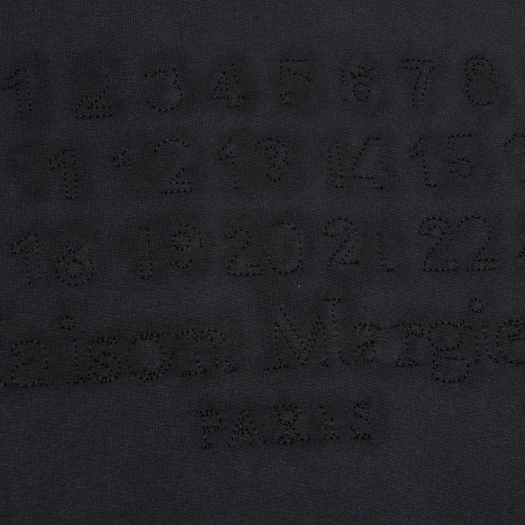 Reverse Applicated Stitch Logo Zipped Hoodie - Washed Black - Image 5