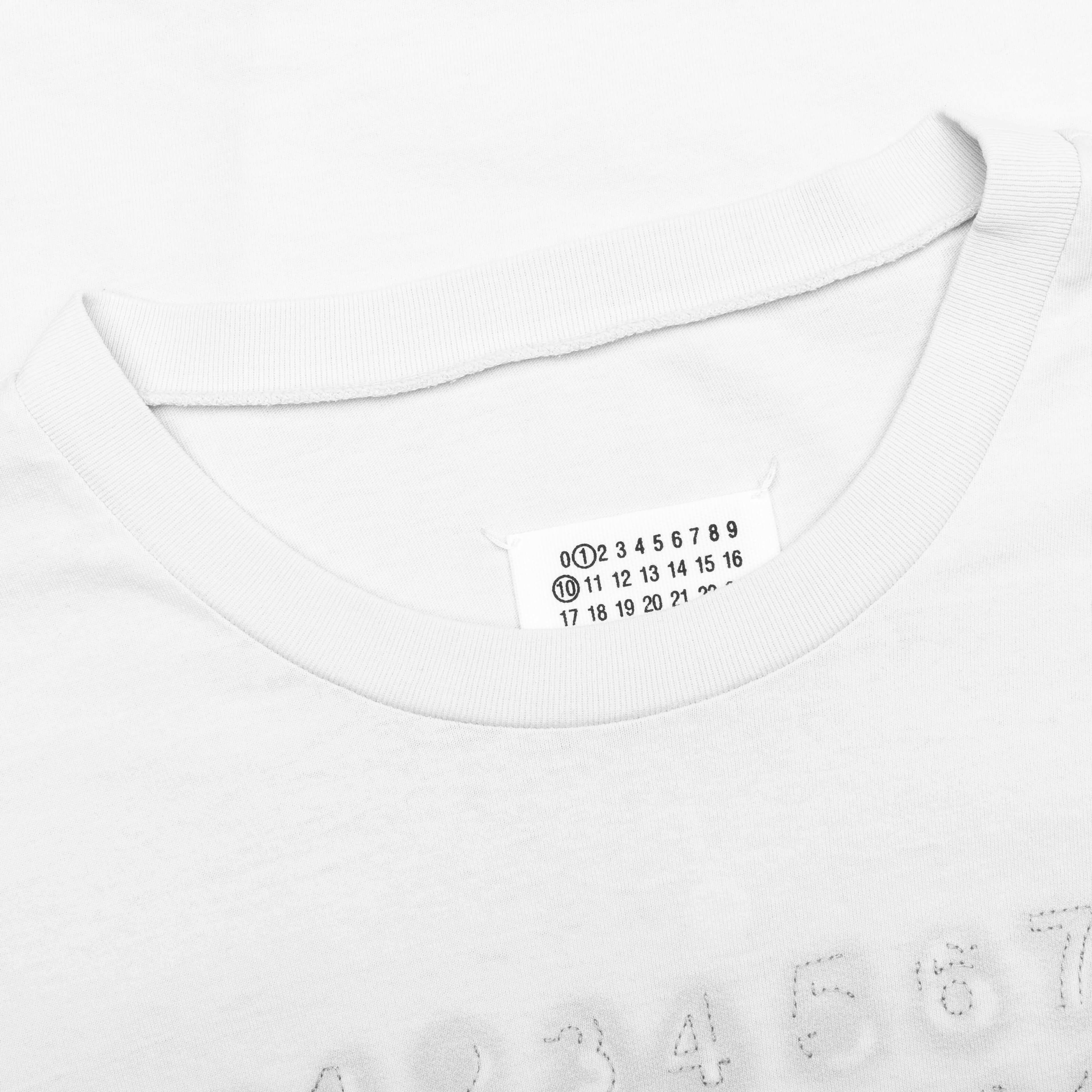 Embroidered Logo T-Shirt - Ecru - Image 3
