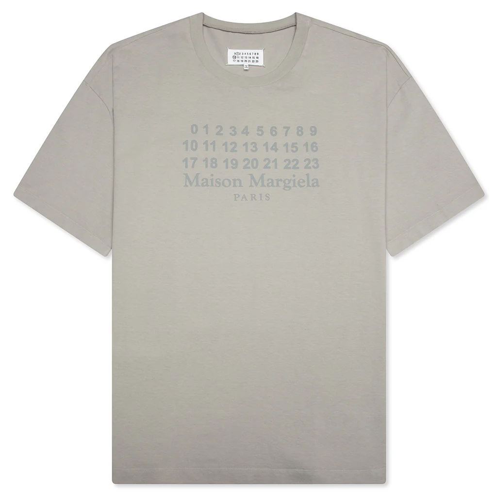 Numeric Logo T-Shirt - Grey