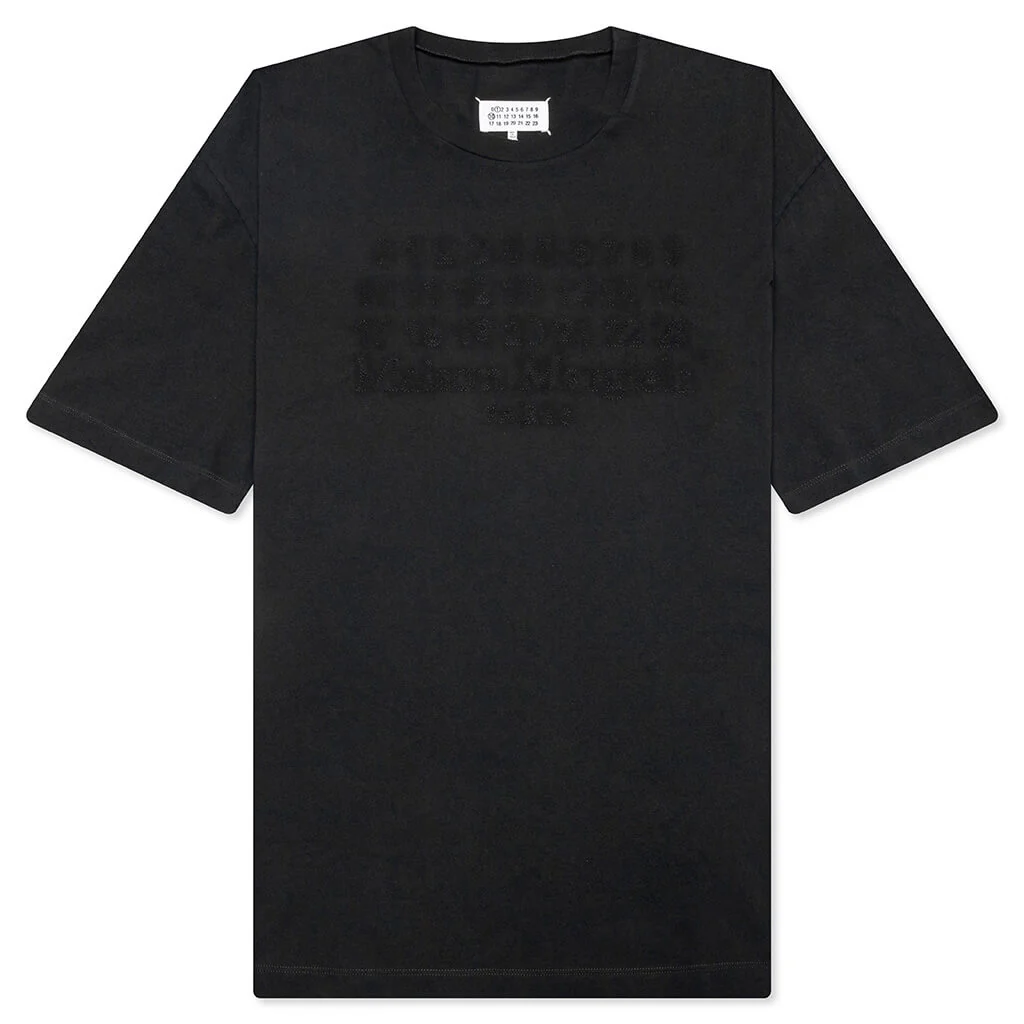 Glitch Logo T-Shirt - Washed Black