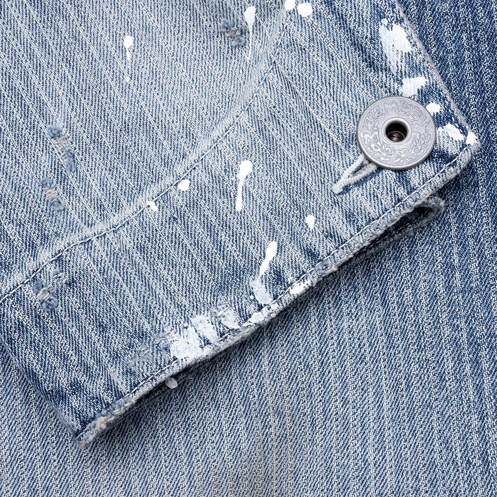 Aged Chore Jacket - Indigo - Image 6