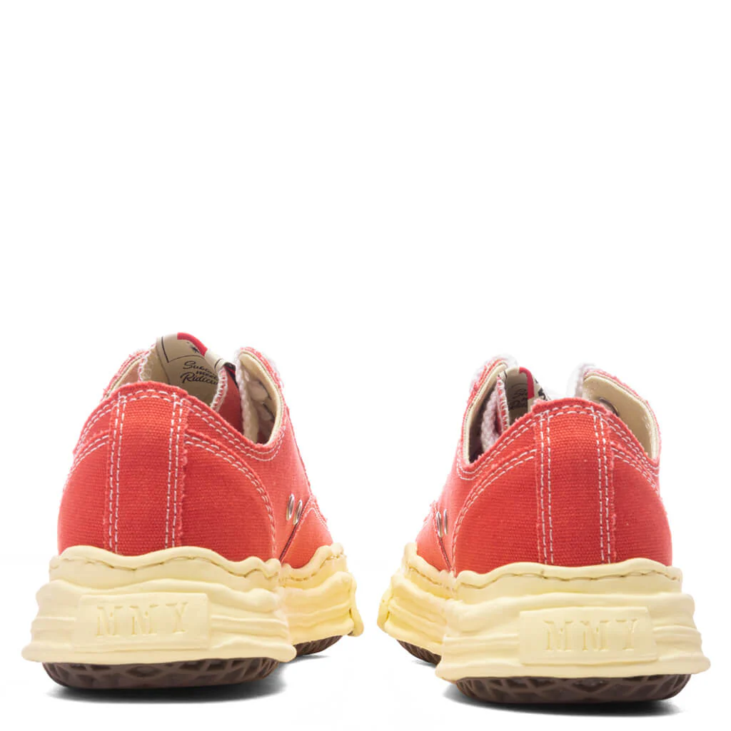 Hank Low Vintage Sole Canvas Sneaker - Orange - Image 4