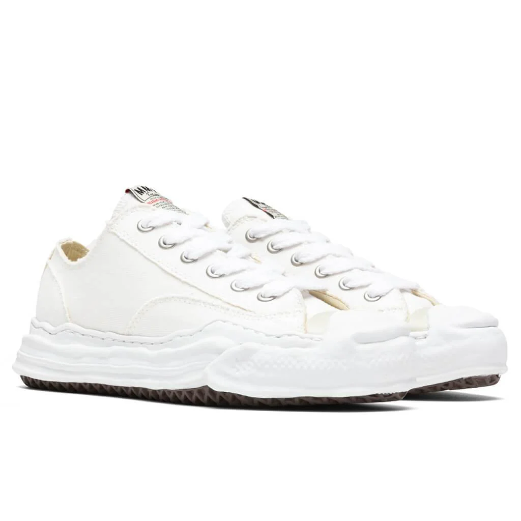 Hank Low OG Sole Toe Cap Canvas Sneaker - White - Image 2