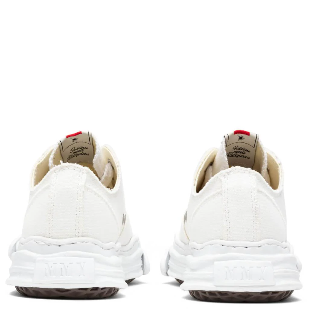 Hank Low OG Sole Toe Cap Canvas Sneaker - White - Image 4