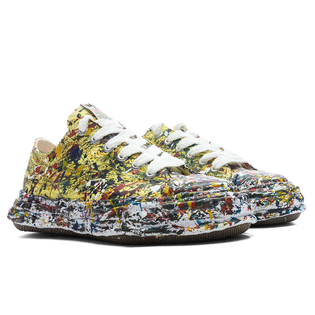 Peterson 23 Low OG Sole Sputtering Canvas - Yellow - Image 2