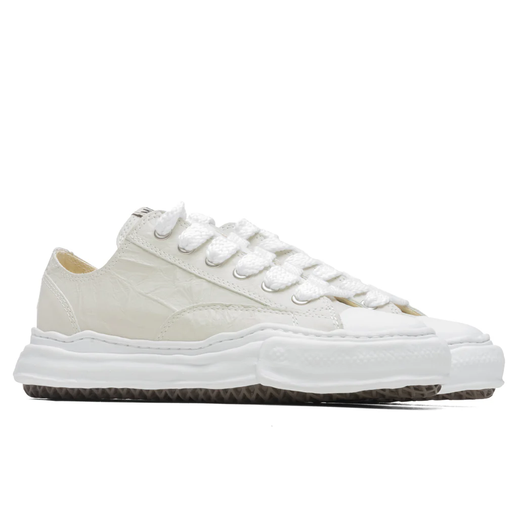 Peterson Low OG Sole Paper Like Leather Sneaker - White - Image 2