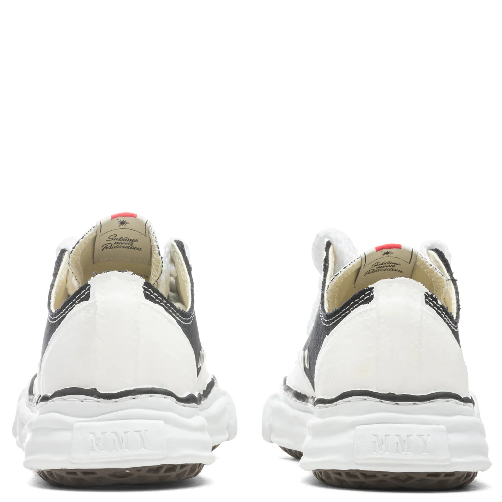 Peterson Low OG Sole Rubber Painted Canvas Sneaker - Black/White - Image 4