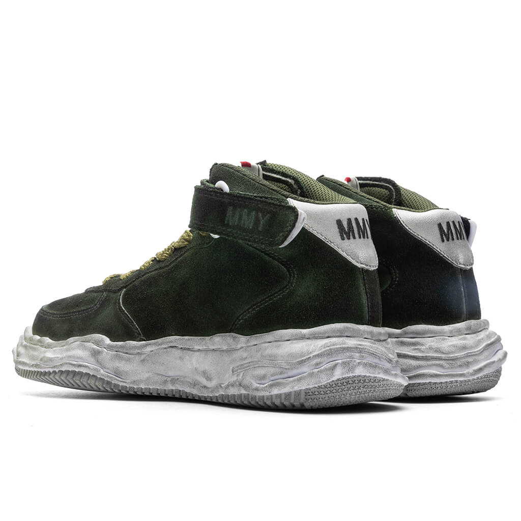 Wayne Brushed Suede High - Green - Image 3