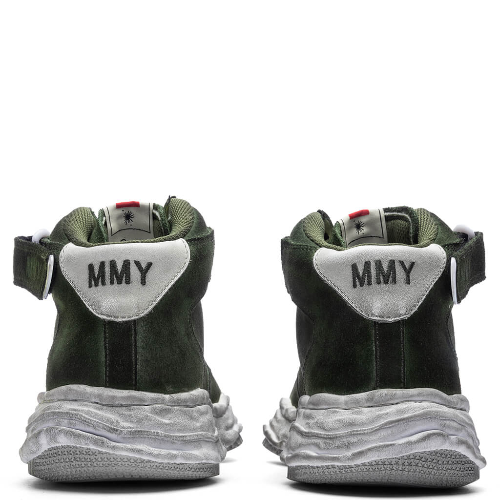 Wayne Brushed Suede High - Green - Image 4