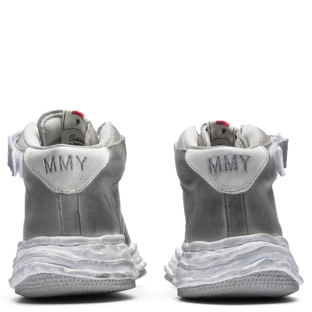 Wayne Brushed Suede High - White - Image 4
