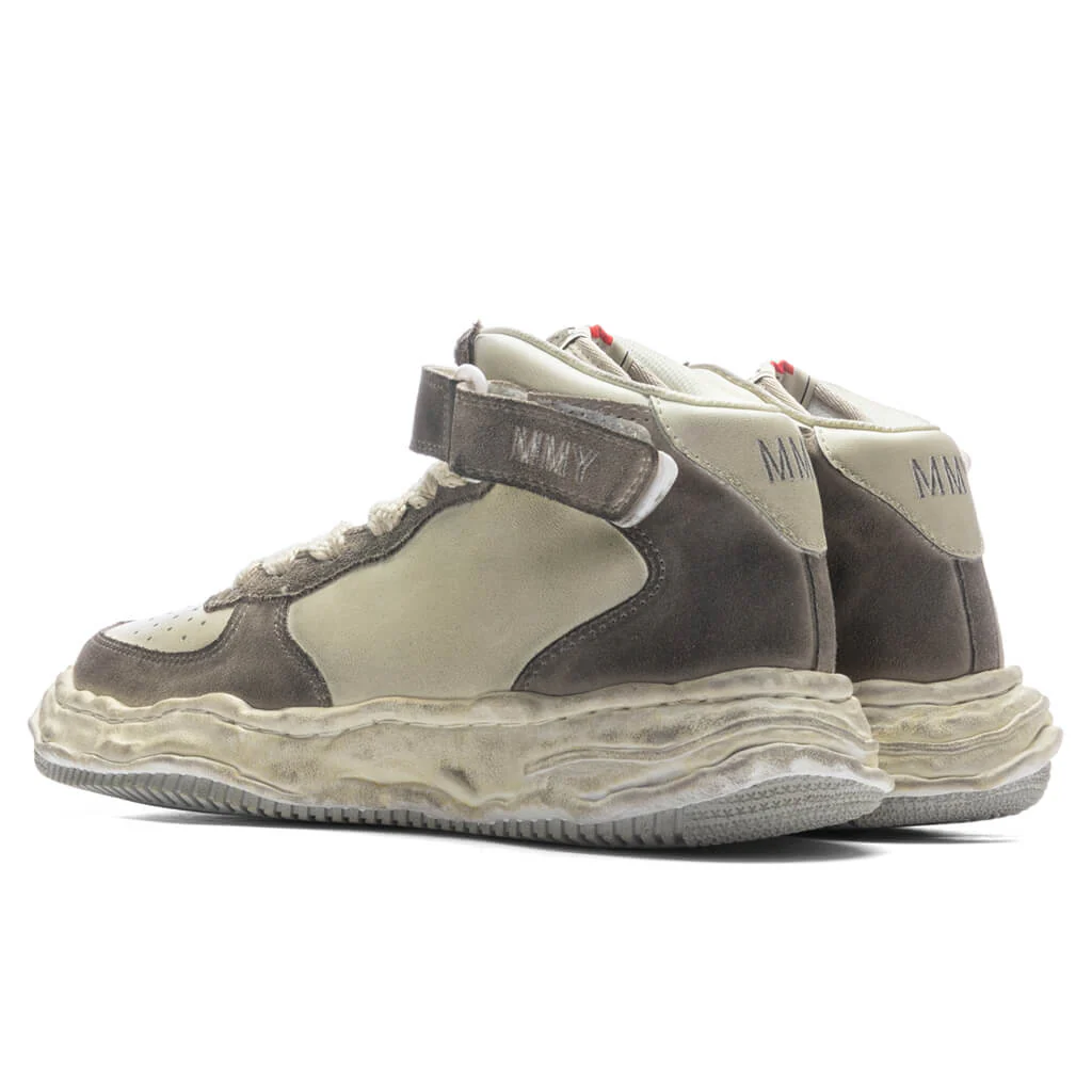 Wayne High OG Sole Leather High Top - White - Image 3