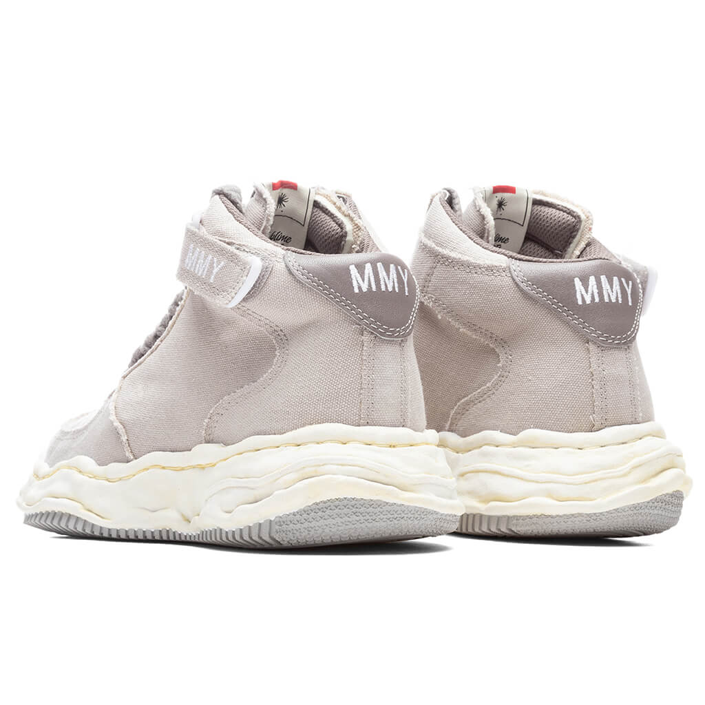 Wayne High OG Sole Washed Canvas Sneaker - Grey - Image 3