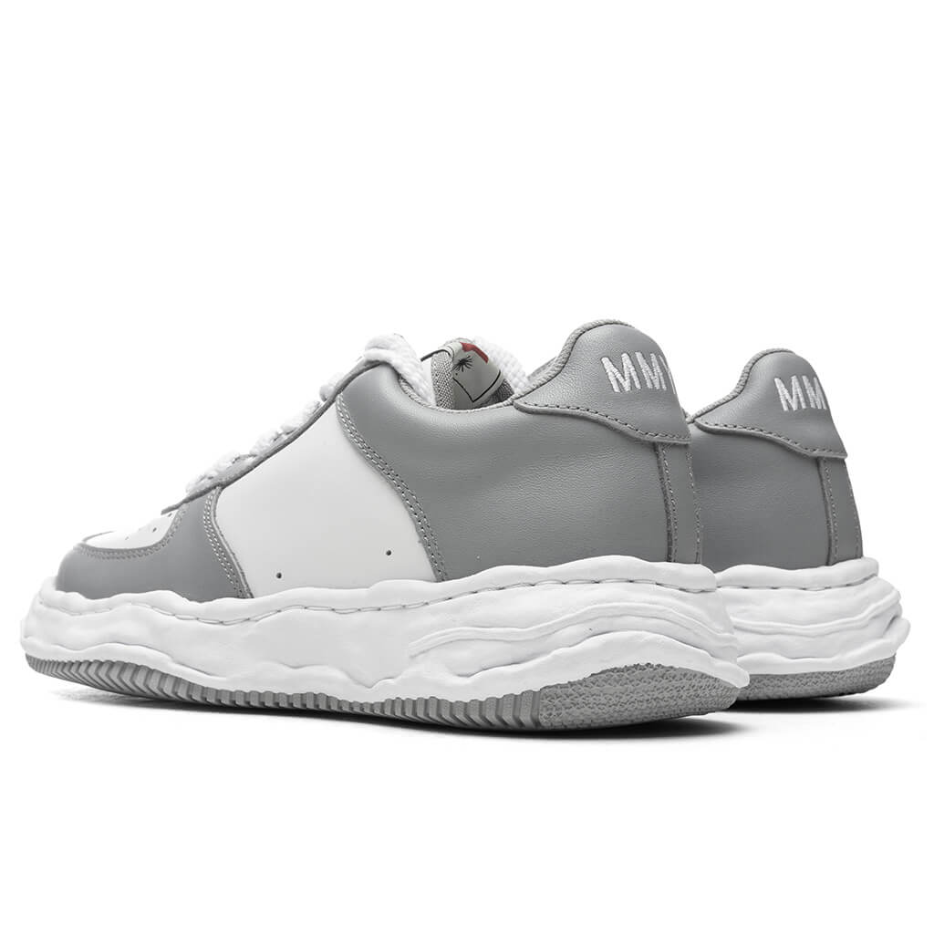 Wayne Low OG Sole Leather Sneaker - Grey/White - Image 3