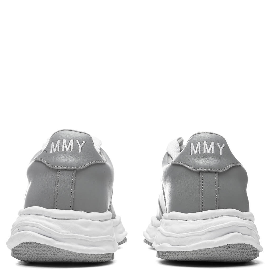 Wayne Low OG Sole Leather Sneaker - Grey/White - Image 4