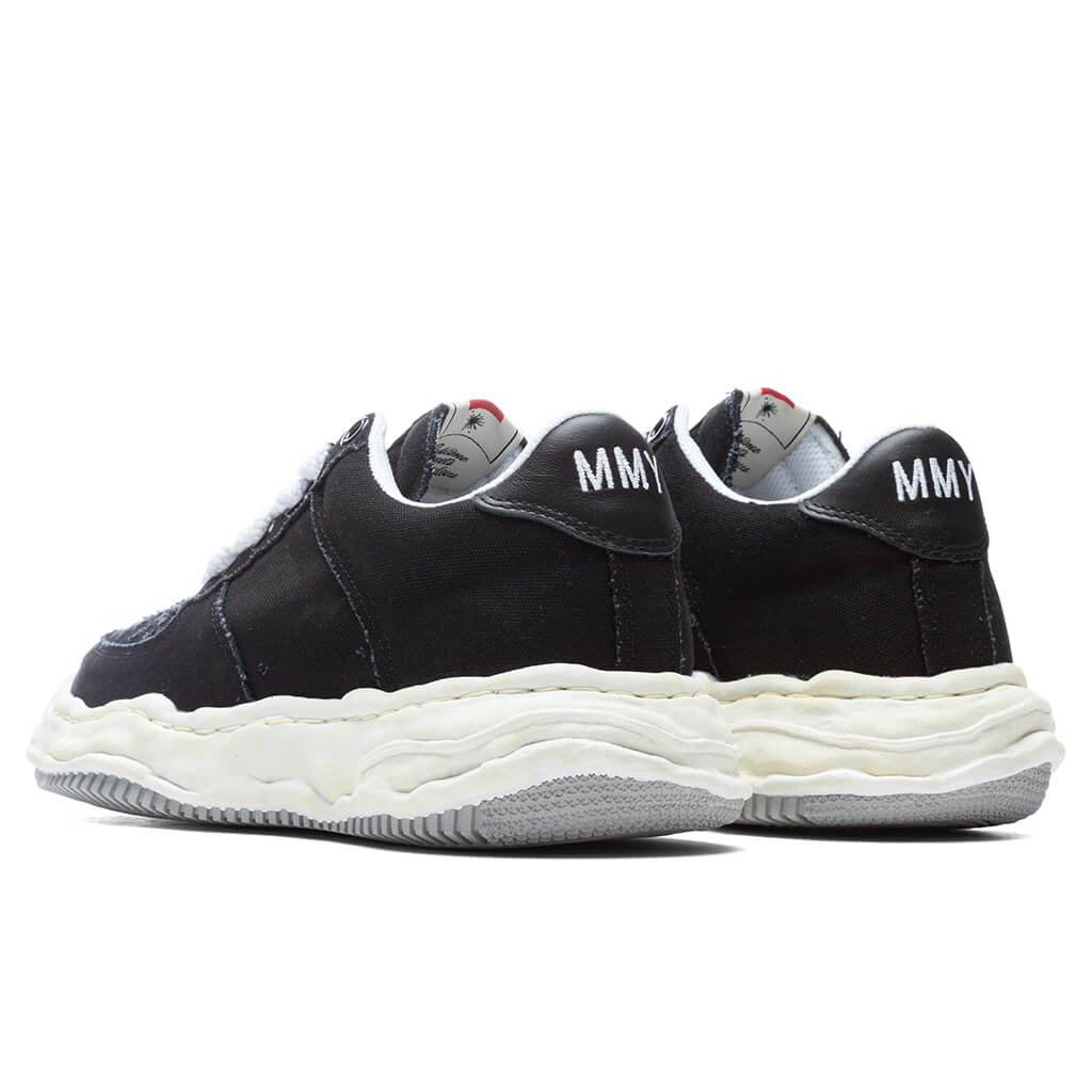 Wayne Low OG Sole Washed Canvas Sneaker - Black - Image 3