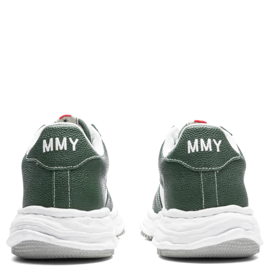 Wayne Low OG Sole Basket Leather - Green/White - Image 4