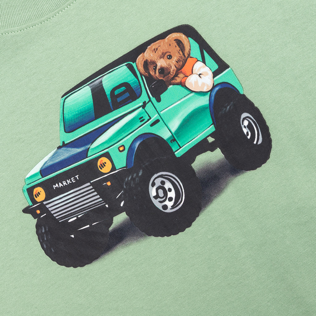 4X4 Bear T-Shirt - Basil - Image 4