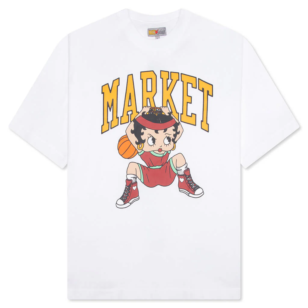 Market x Betty Boop Dunking T-Shirt - White