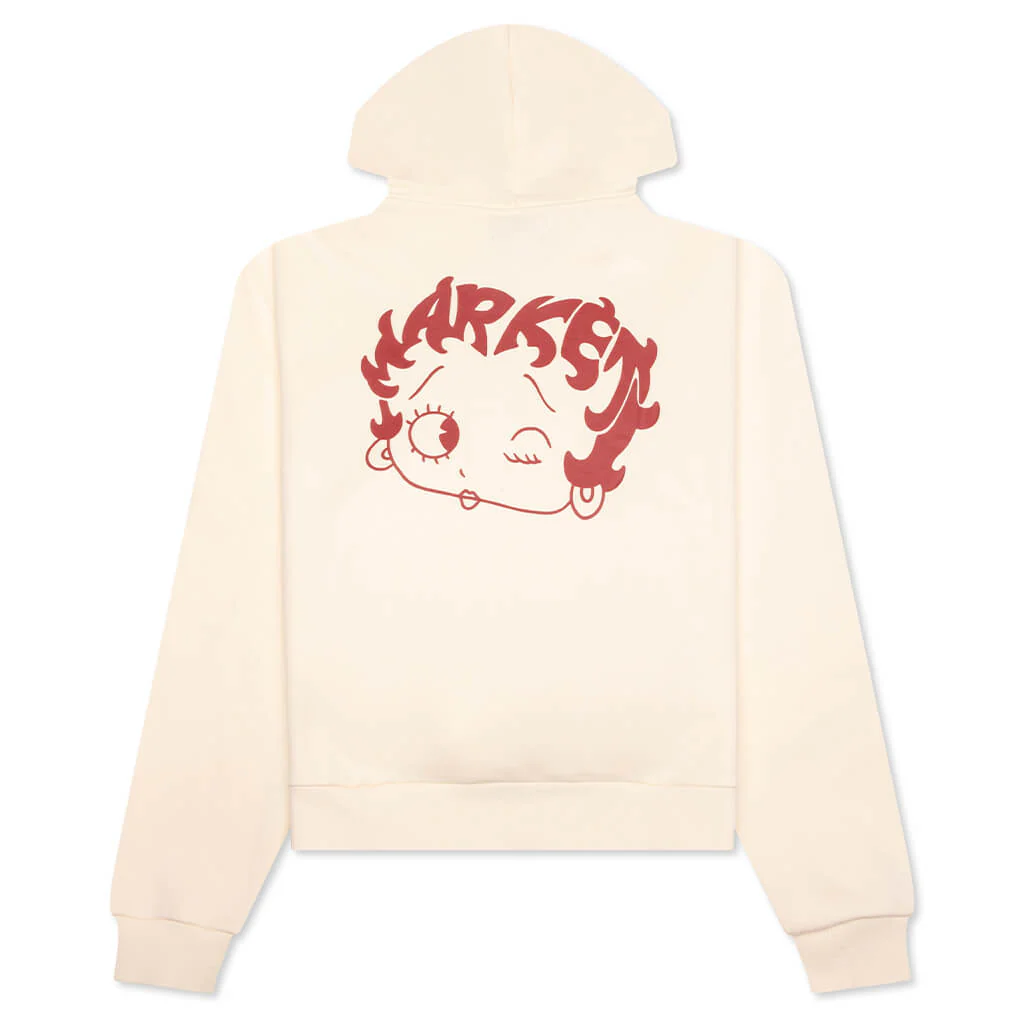 Market x Betty Boop Mascot Hoodie - Butter Cream - Image 2