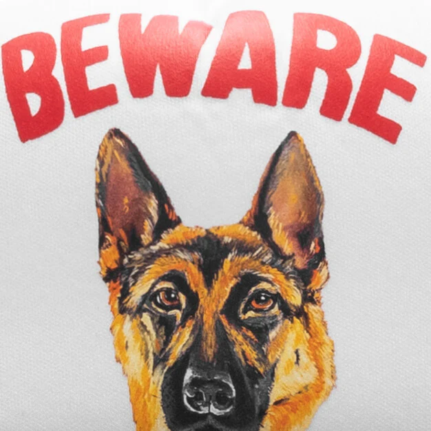 Beware Sign Trucker Hat - Black - Image 2