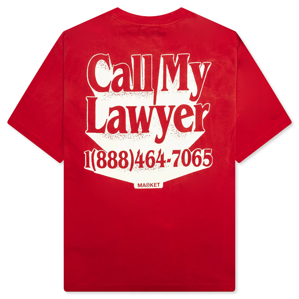 Call My Lawyer 3D T-Shirt - Candy Red - Image 2