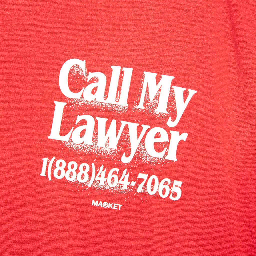 Call My Lawyer 3D T-Shirt - Candy Red - Image 3