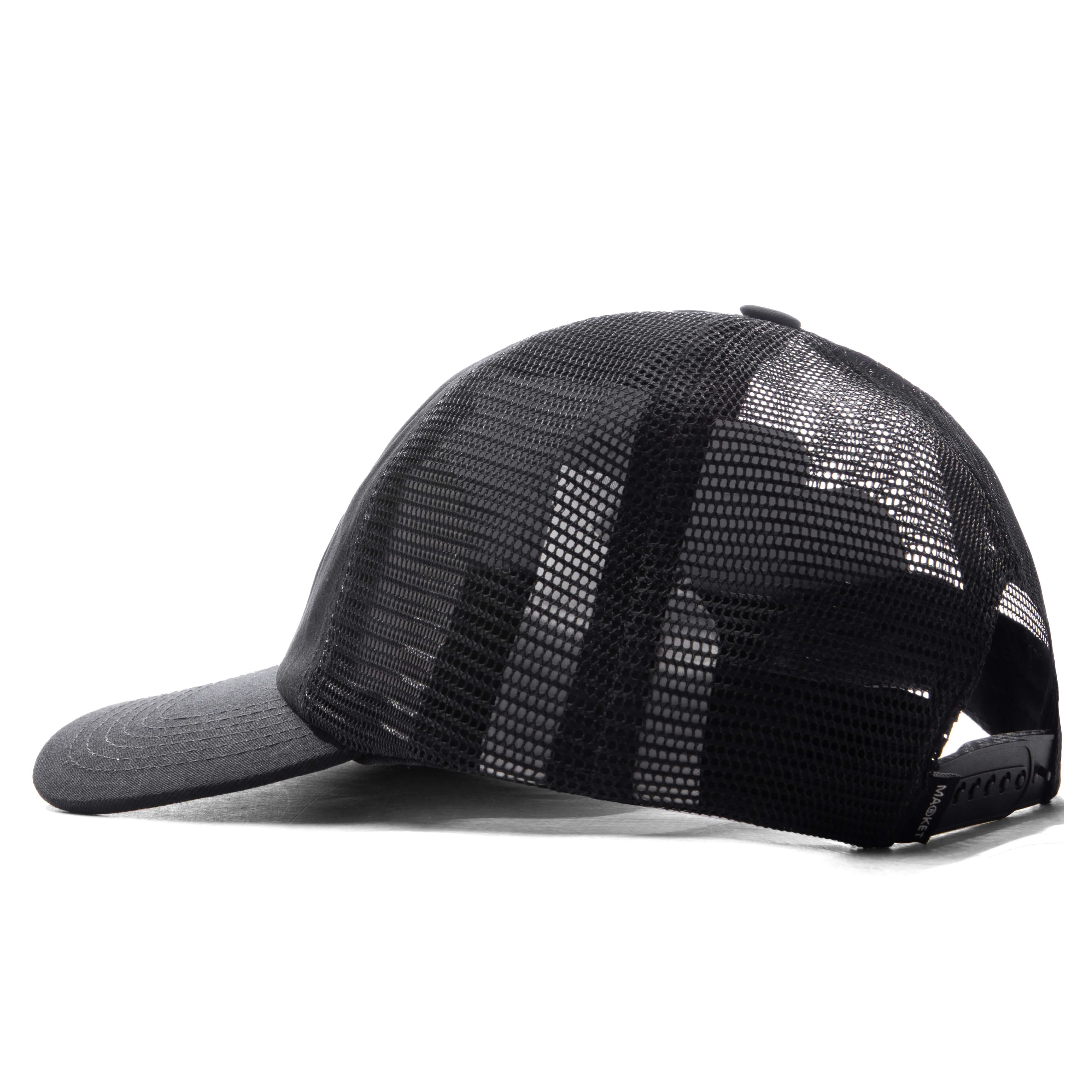 Double Cherries Trucker Hat - Pirate Black - Image 4