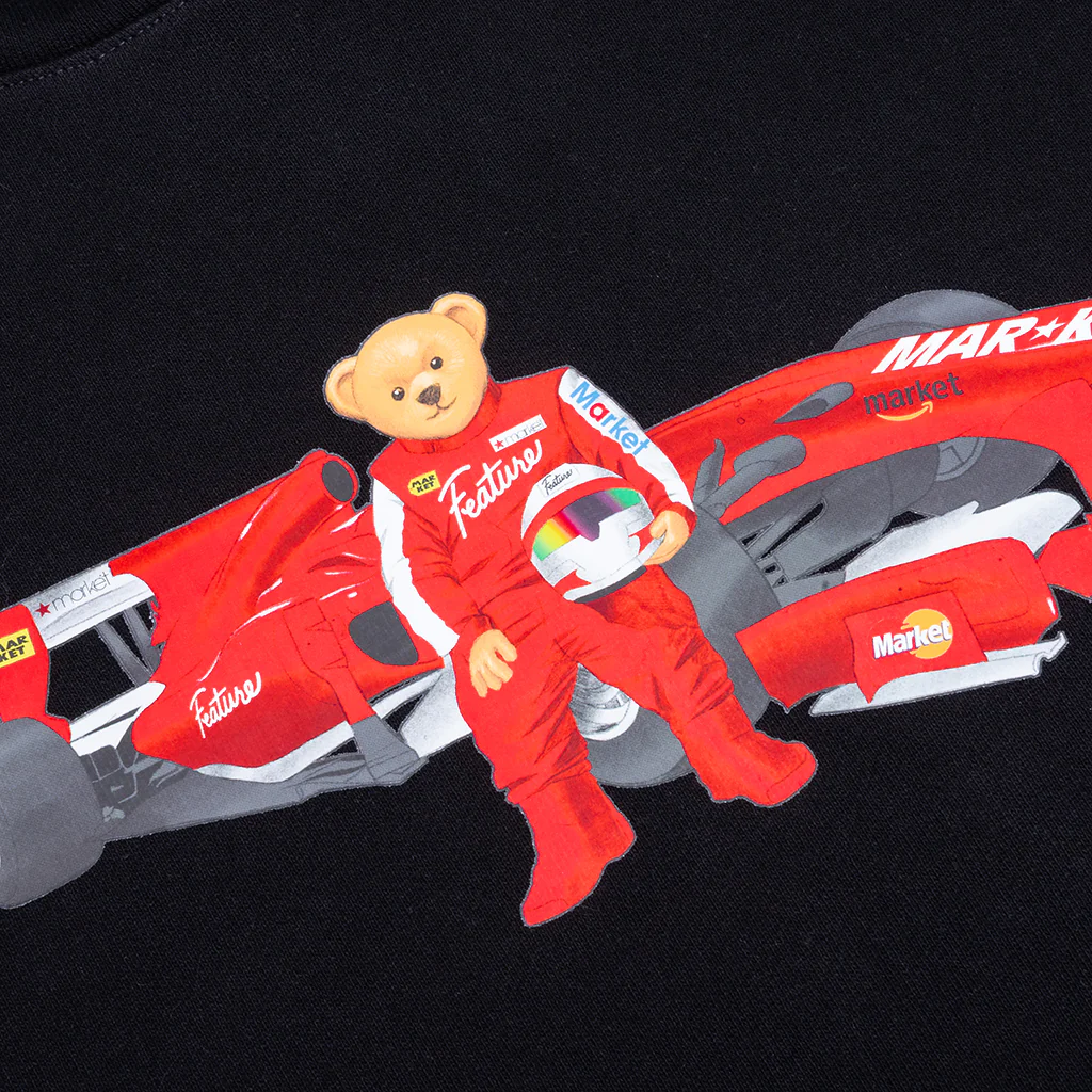Feature x Market Formula Bear Hoodie - Black - Image 3