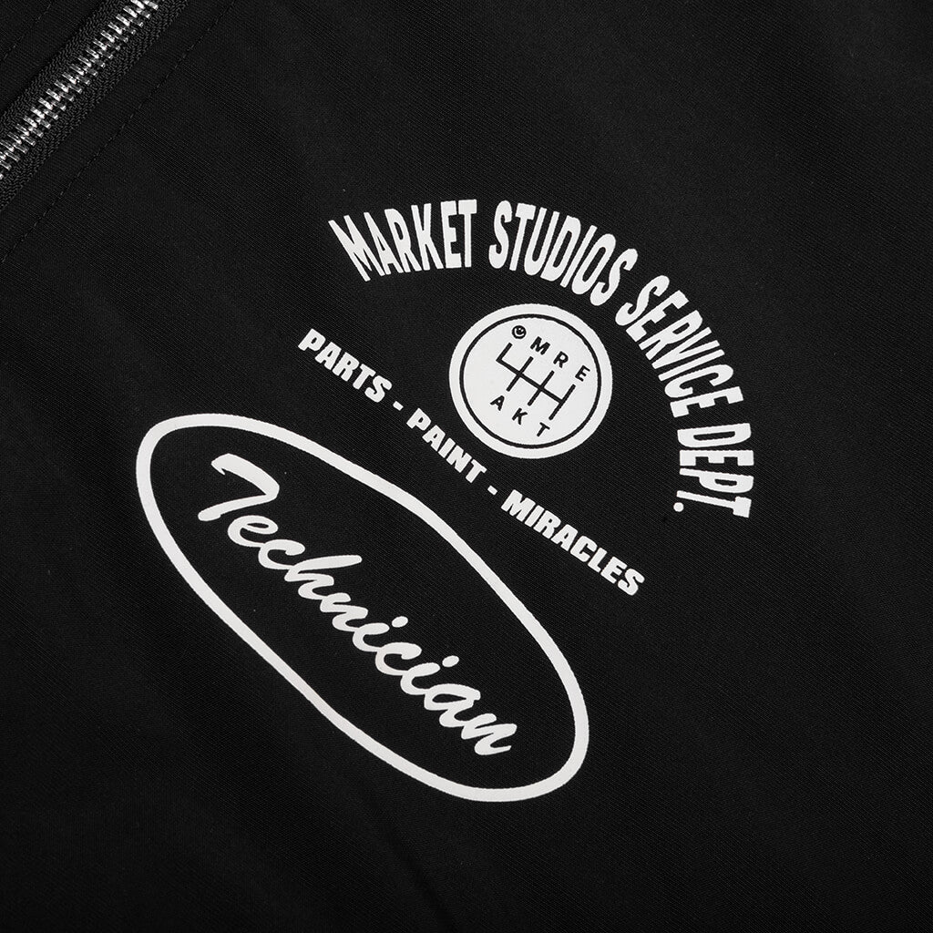 Handyman Reversible Bomber Jacket - Pirate Black/Wood Camo - Image 3