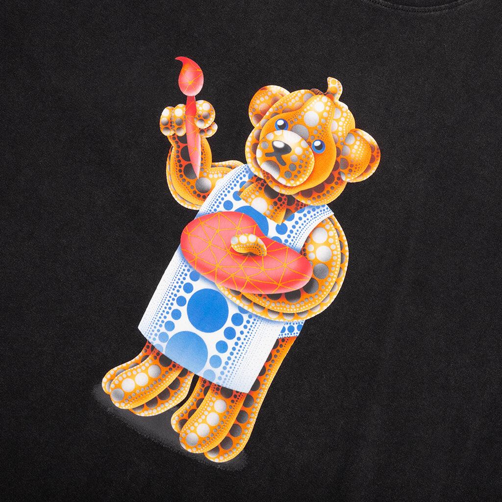 Infinity Bear T-Shirt - Washed Black - Image 3