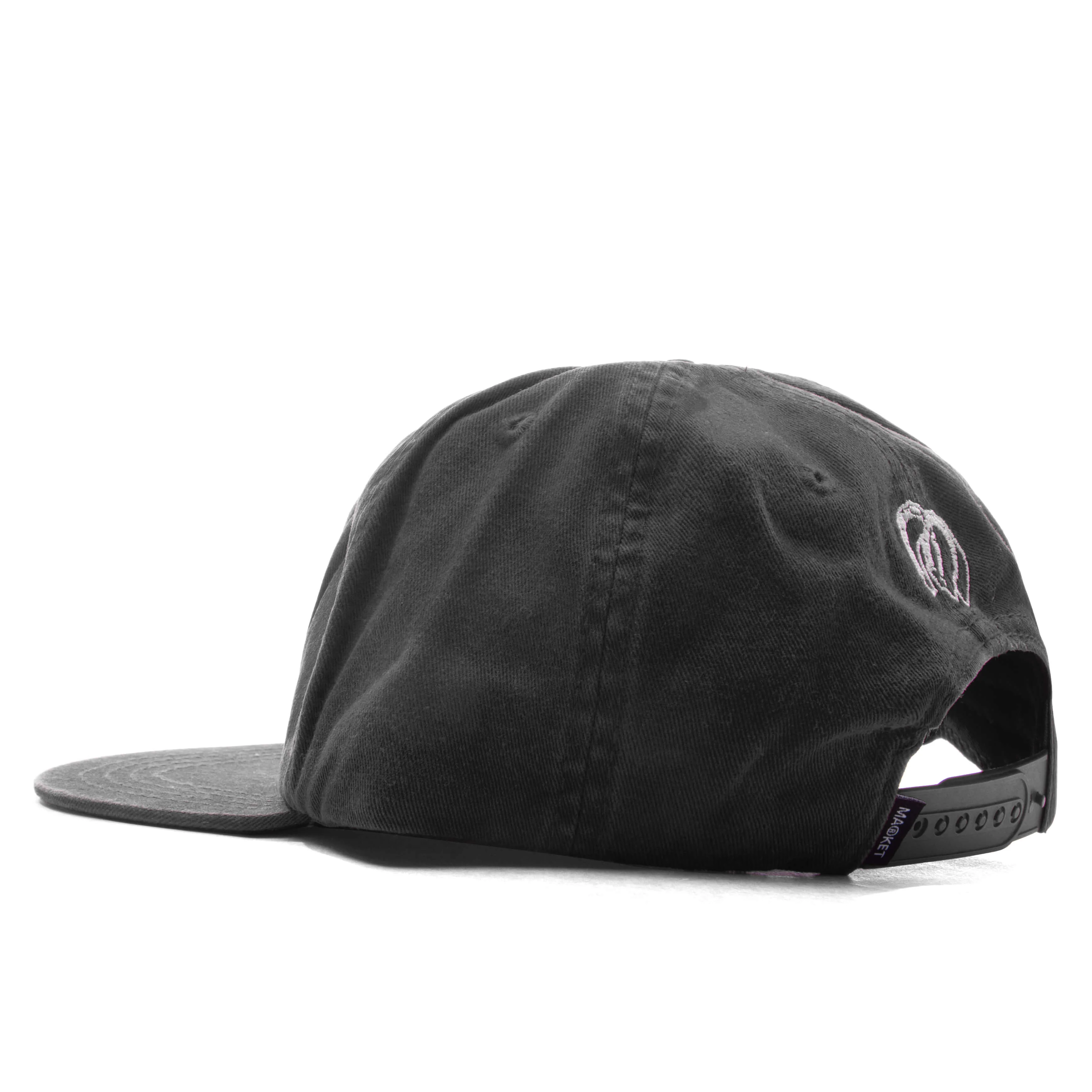 Market Lasso Lockup 5-Panel Hat - Pirate Black - Image 4