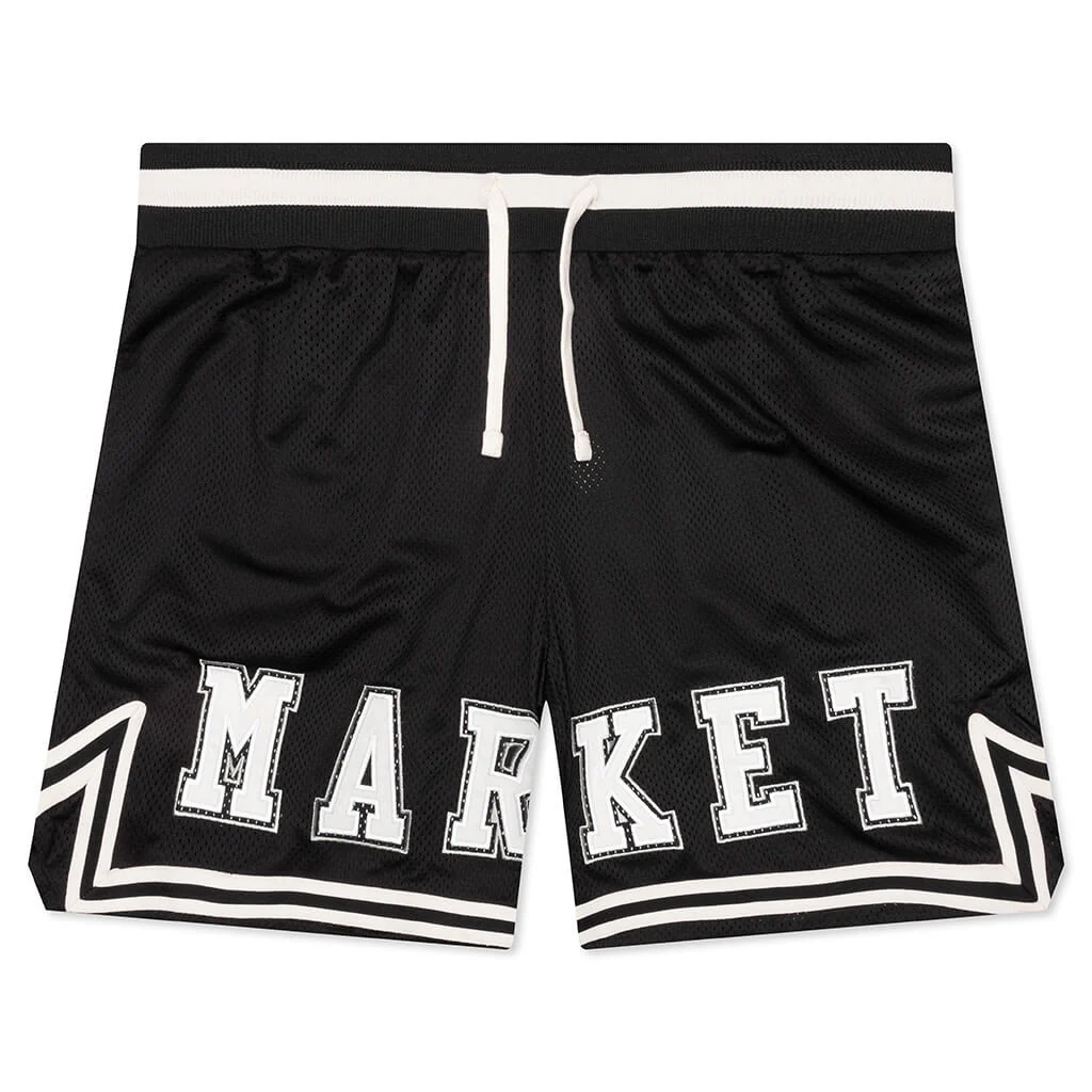 Market International Game Shorts - Black
