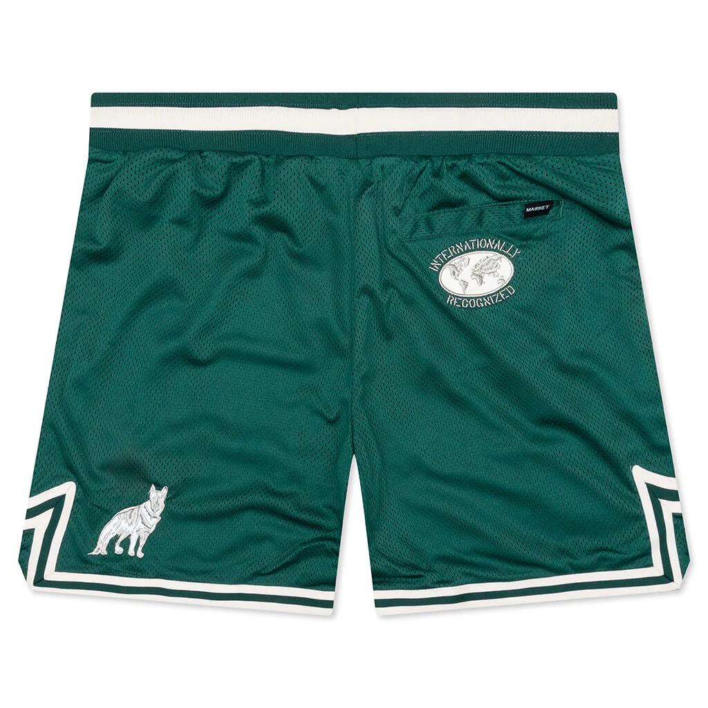 Market International Game Shorts - Deep Emerald - Image 2