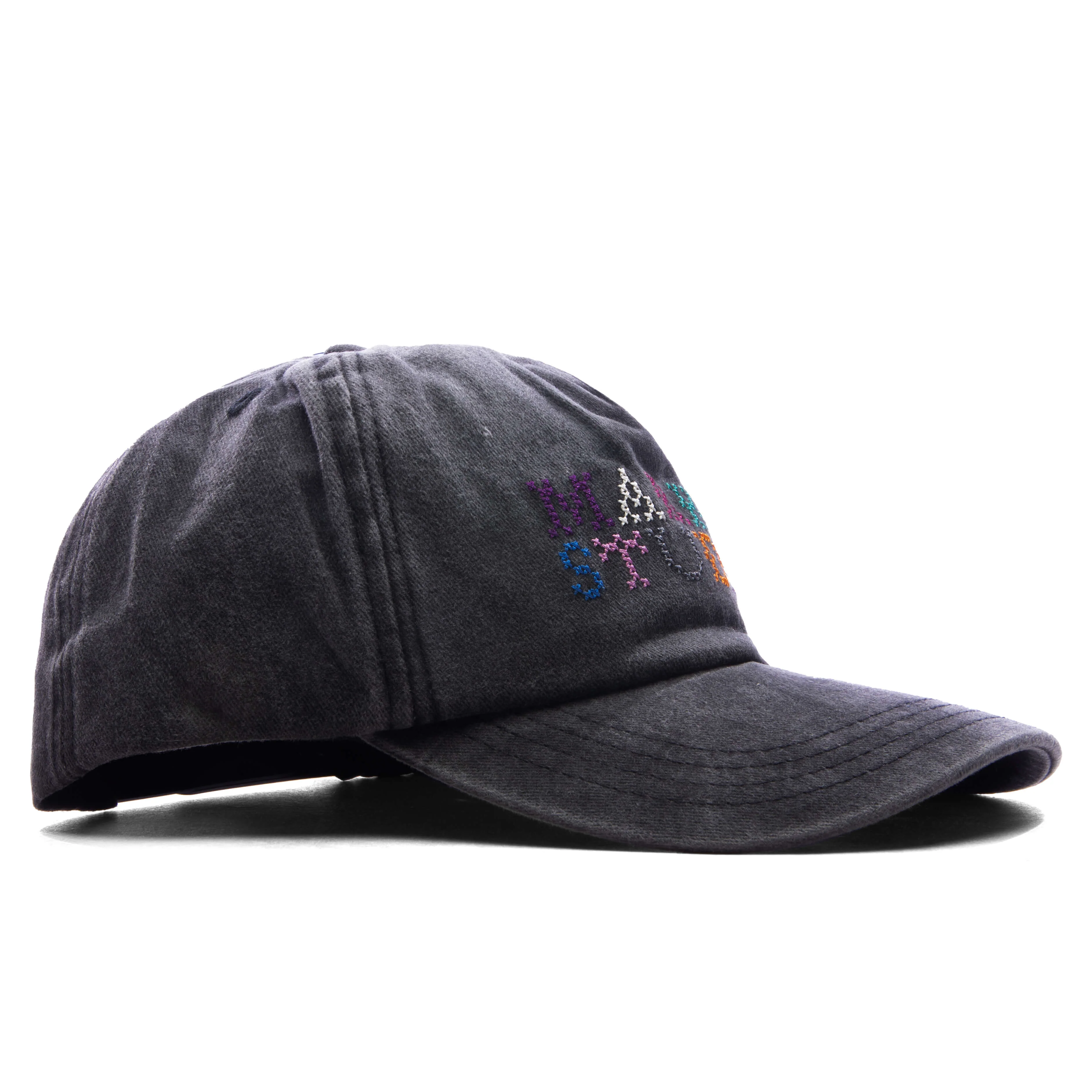 Needlepoint 5-Panel Hat - Pirate Black - Image 3