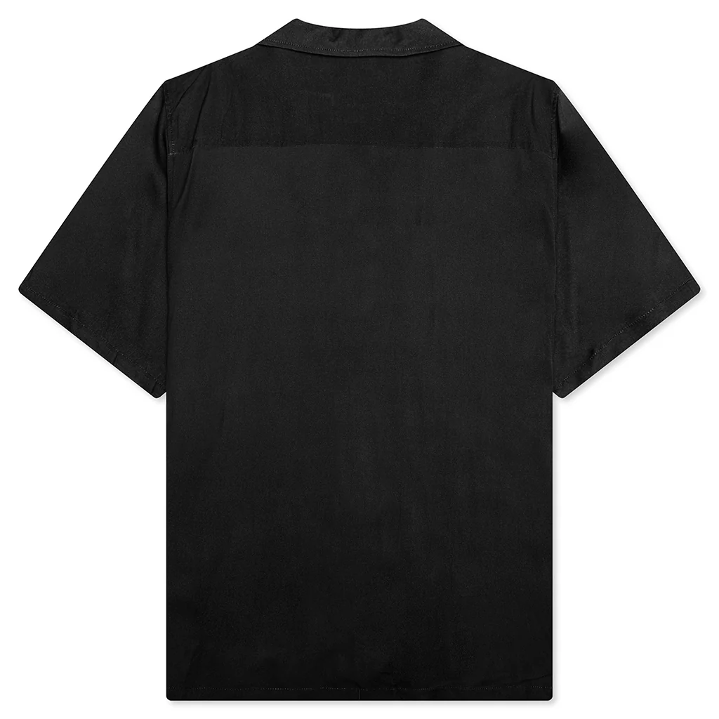 Smiley Cherries S/S Button Up - Black - Image 2