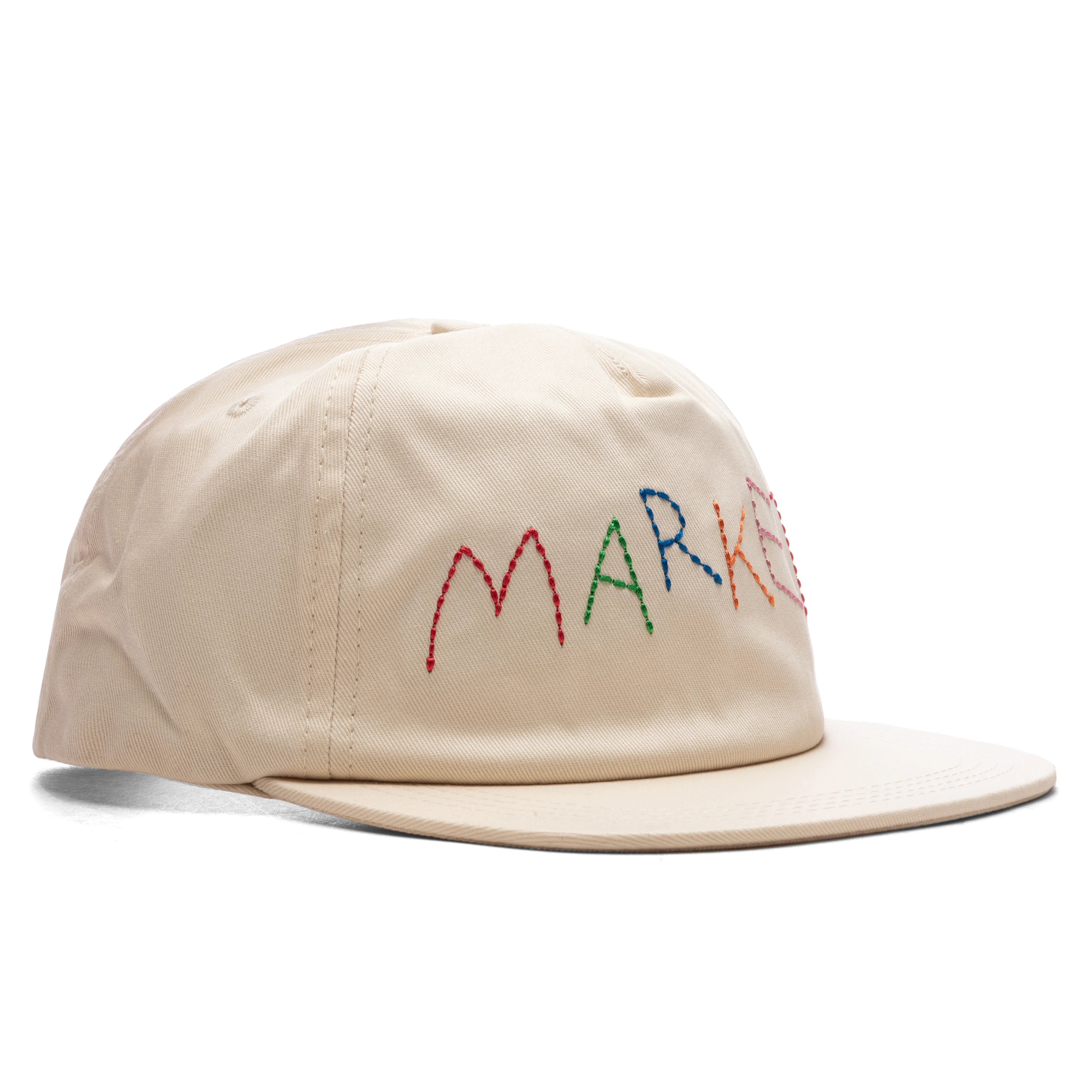 Soft Stitch 5-Panel Hat - Butter Cream - Image 3