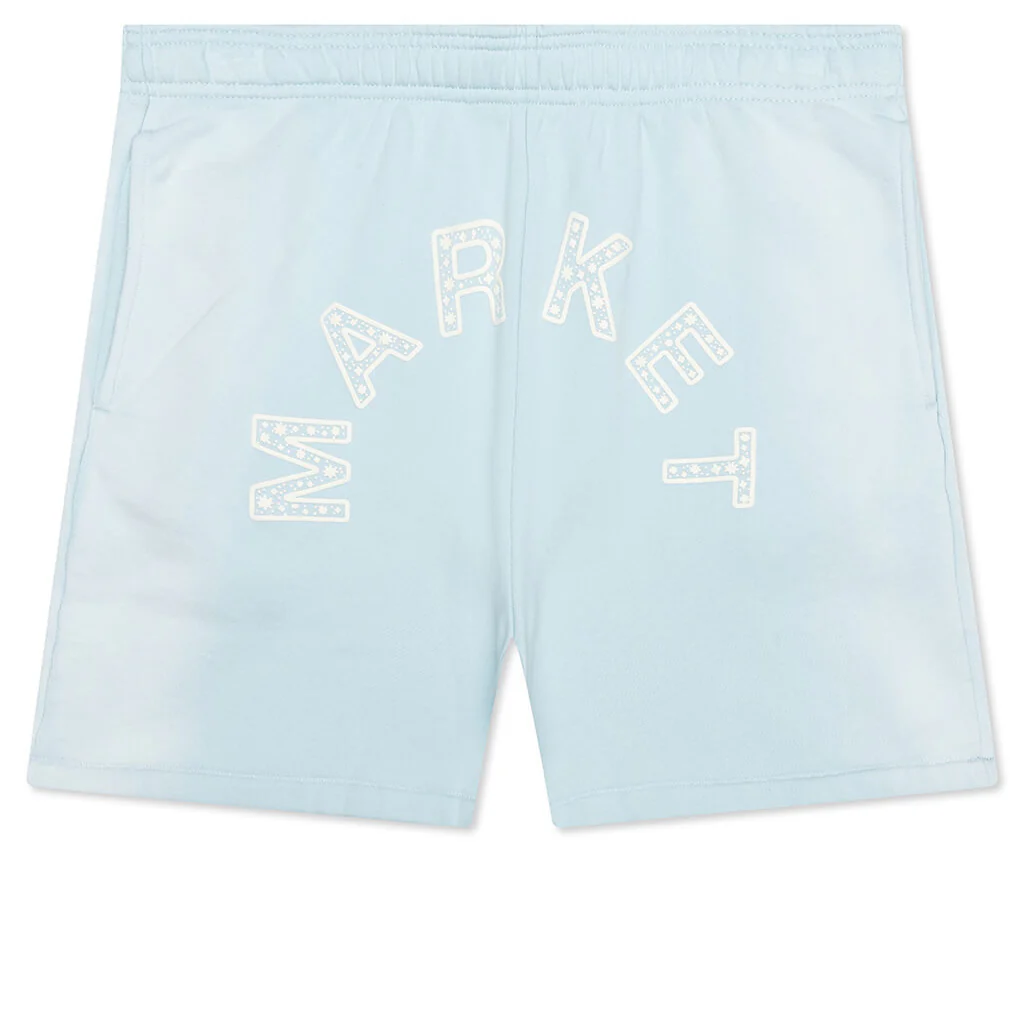 Starry Arc Fleece Short - Ice Blue