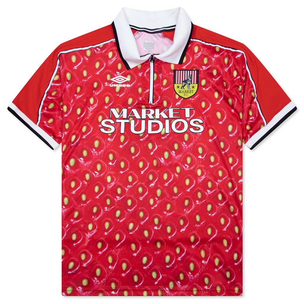 Umbro x Market Strawberry Jersey - Vermillion