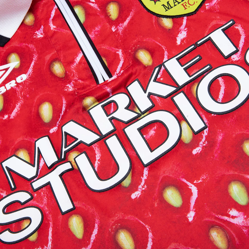 Umbro x Market Strawberry Jersey - Vermillion - Image 3