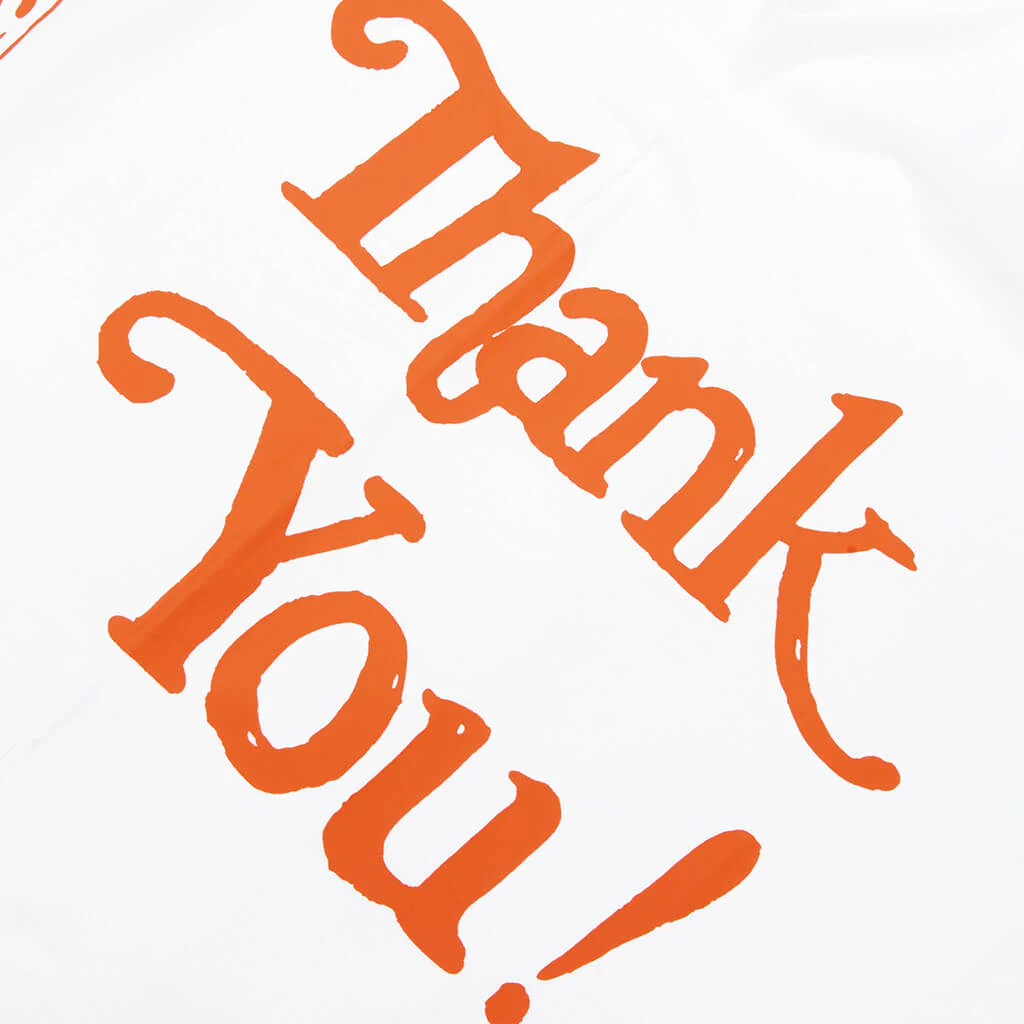 Thank You Plastic Bag T-Shirt - White - Image 4