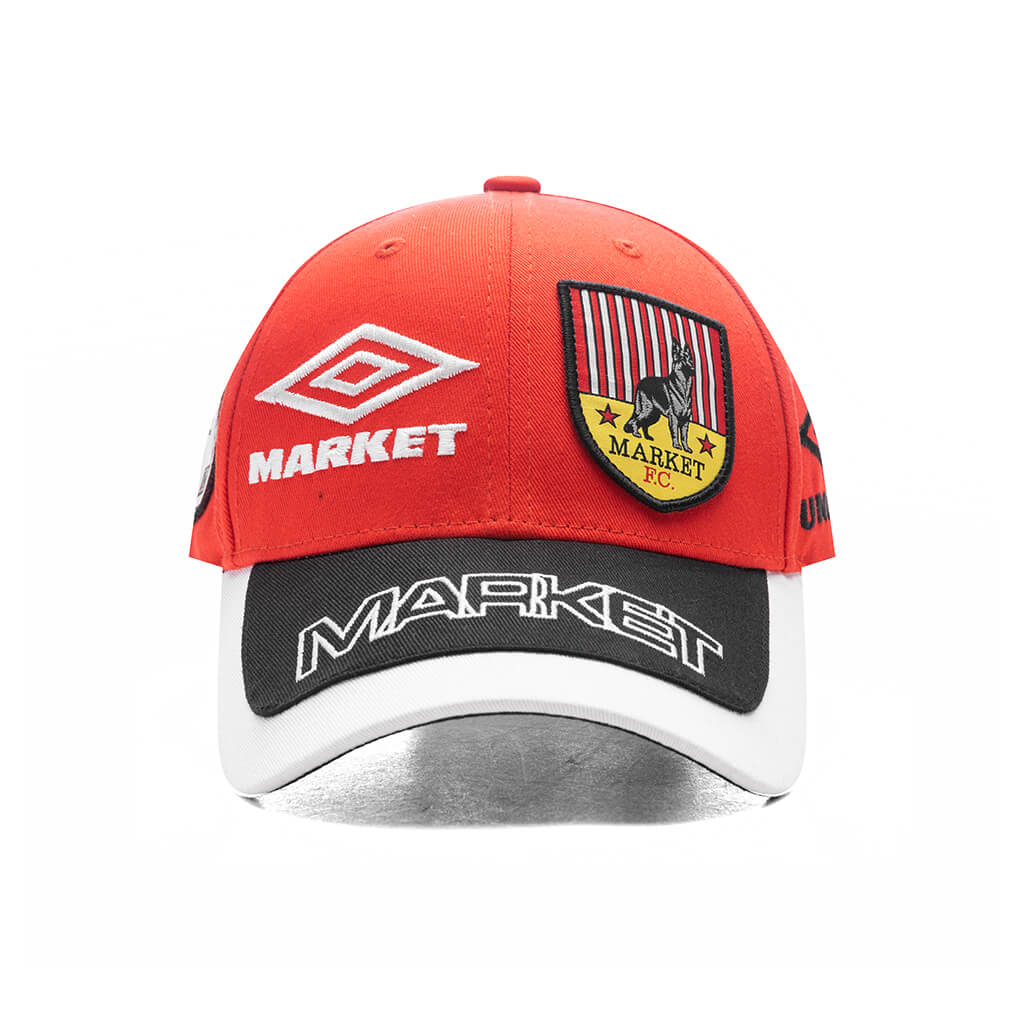 Umbro x Market Structure Adjustable Hat - Vermillion