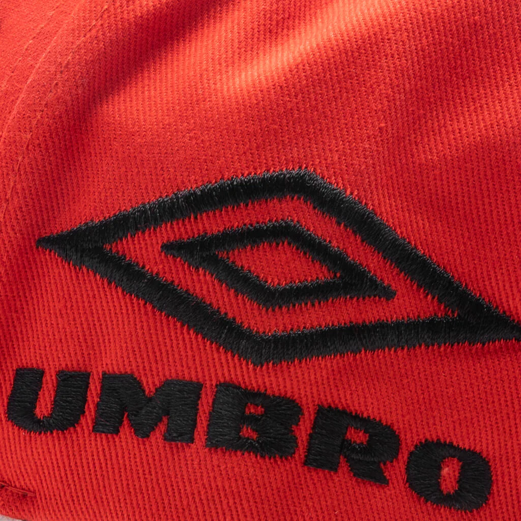 Umbro x Market Structure Adjustable Hat - Vermillion - Image 4