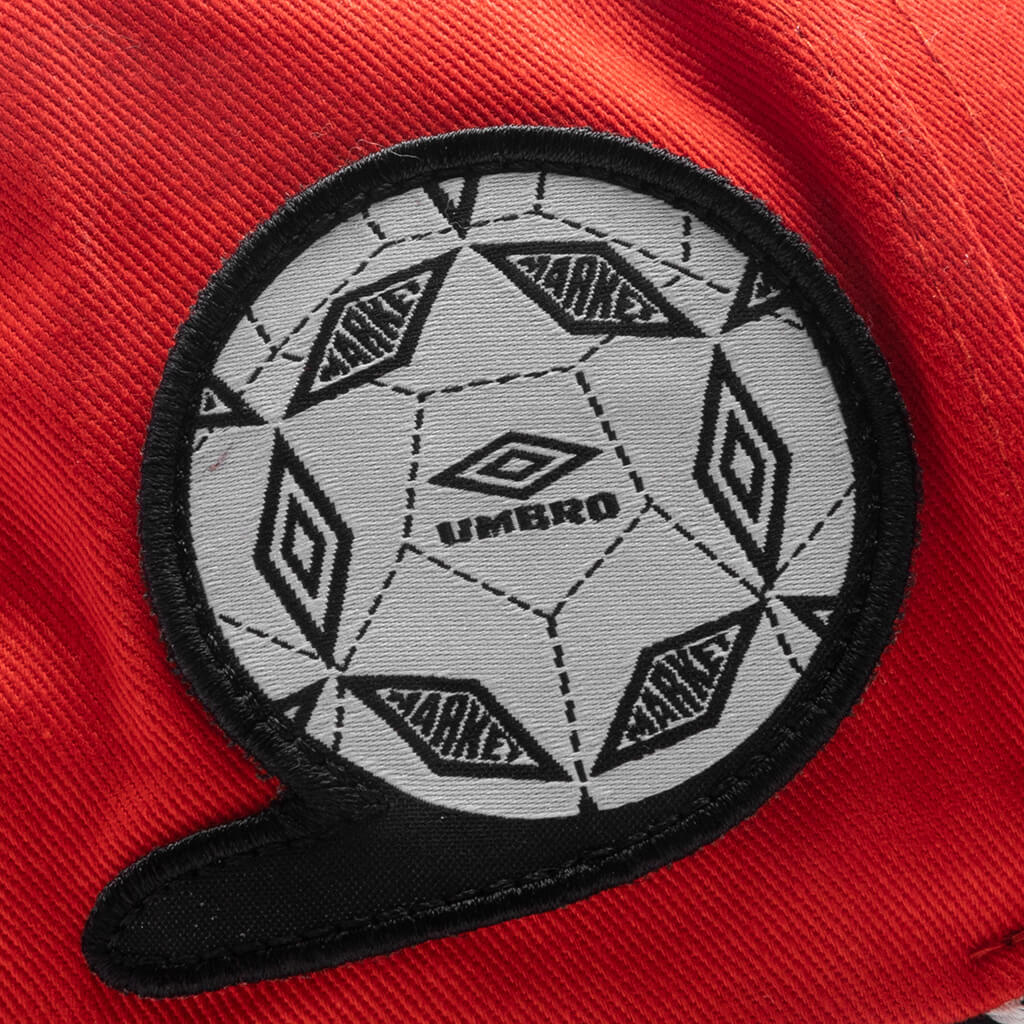 Umbro x Market Structure Adjustable Hat - Vermillion - Image 6