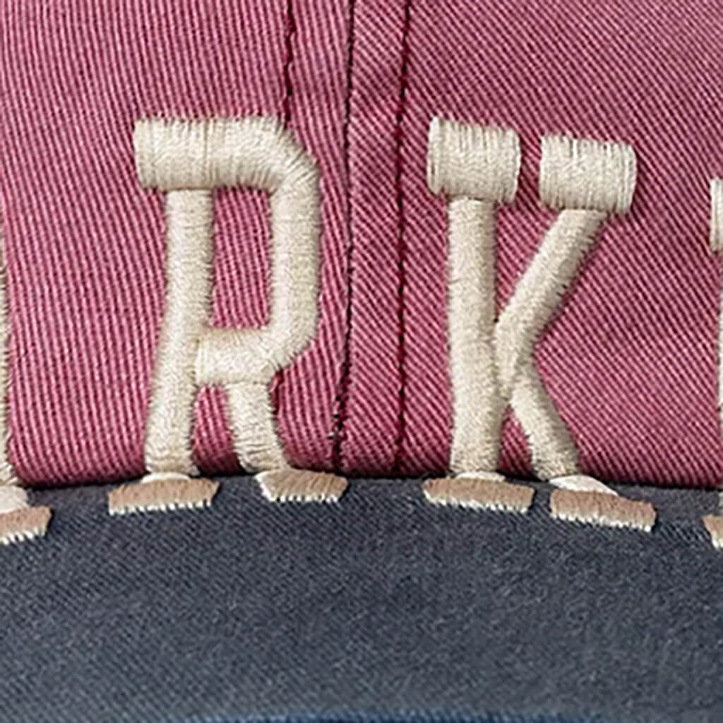 Market Vintage Arc 6-Panel Hat - Wine/Skipper/Blue - Image 2