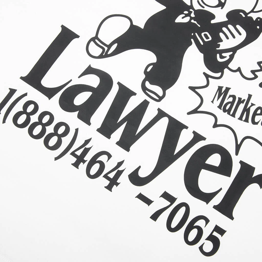 Walking And Talking Lawyer T-Shirt - White - Image 4