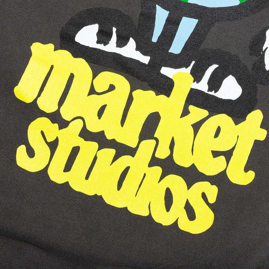 World Peace Hoodie - Washed Black - Image 4
