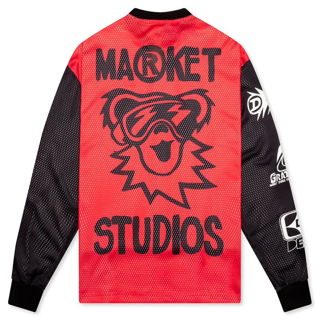 Market x Grateful Dead Mojo Jersey - Red/Black - Image 2