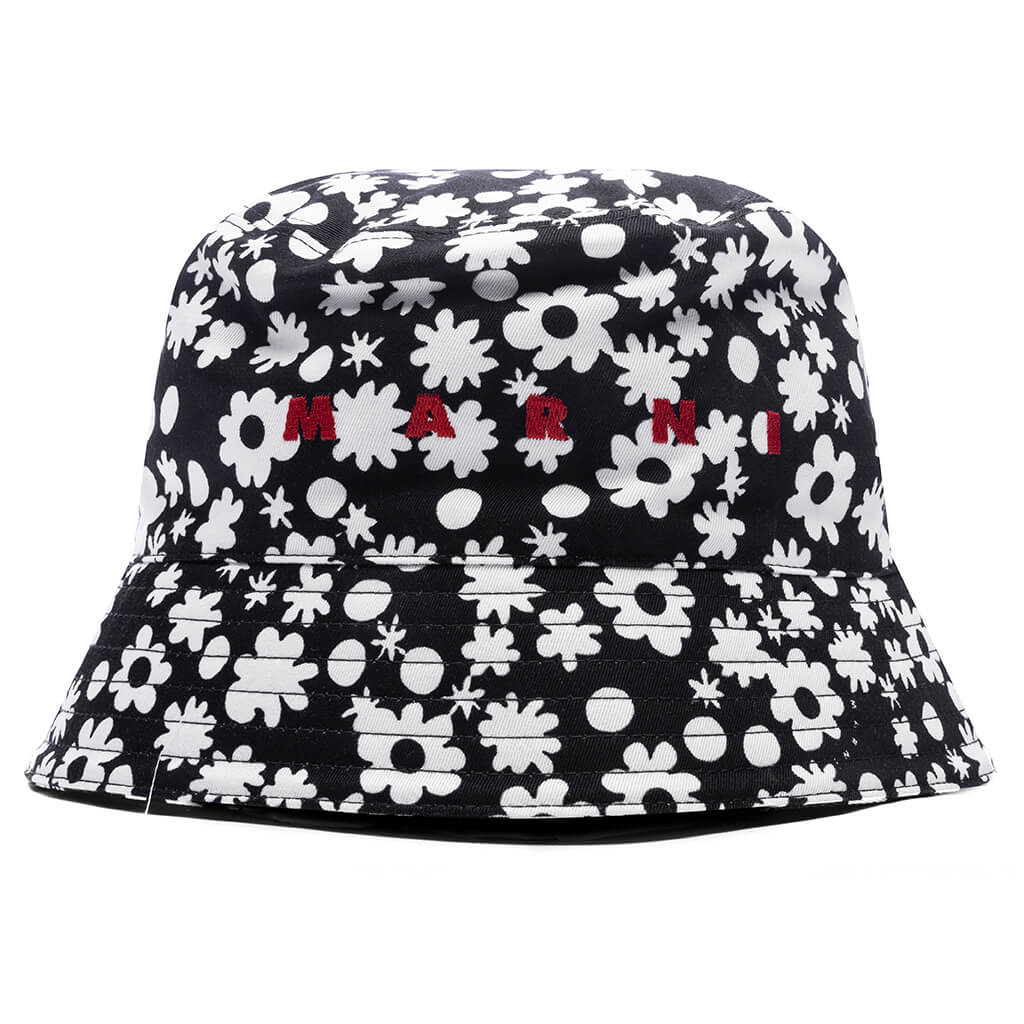 Pop Fields Bucket Hat - Black